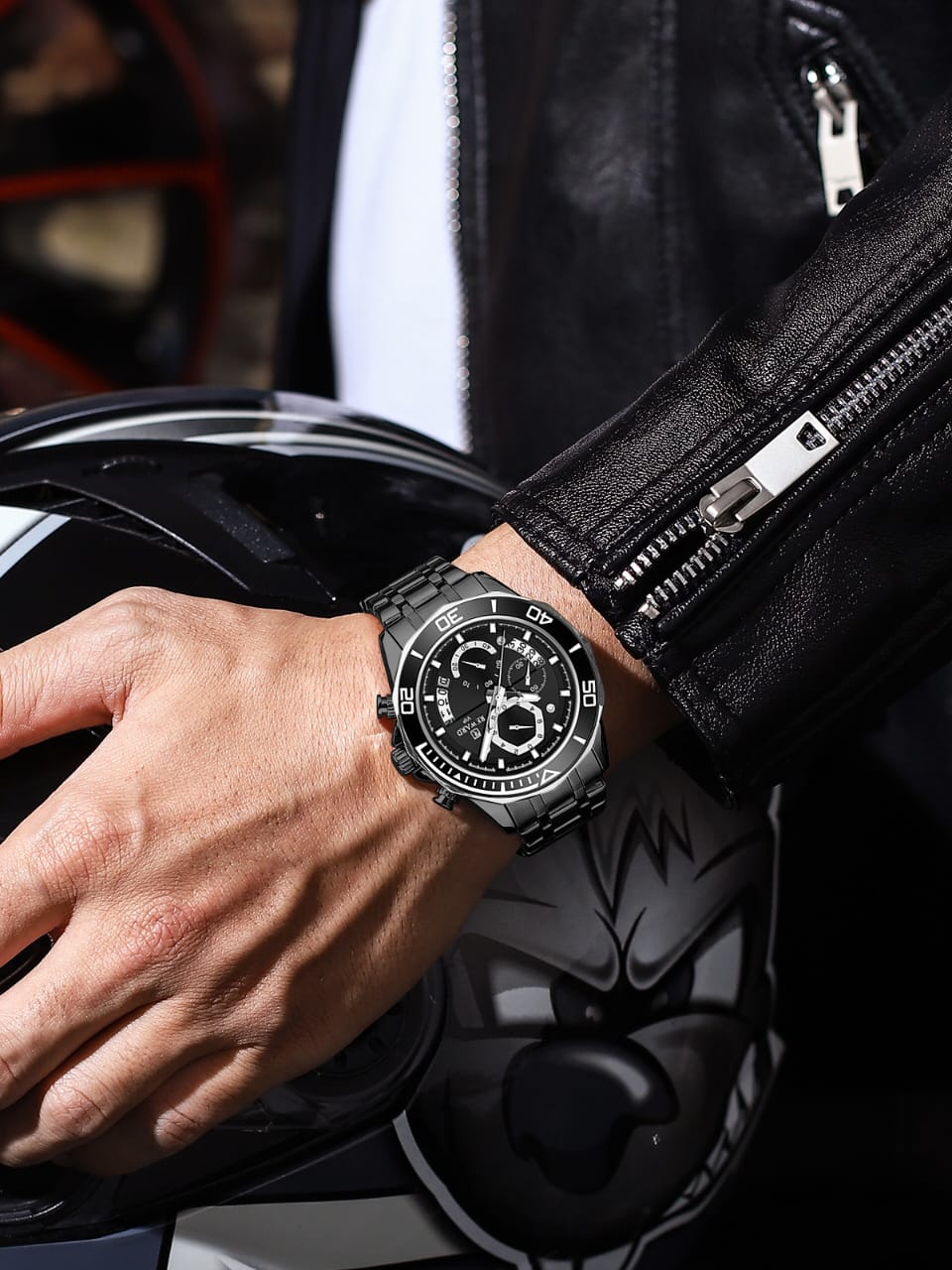 NaviForce NF9189 Silver masterpiece watch - luxury men's watch online India