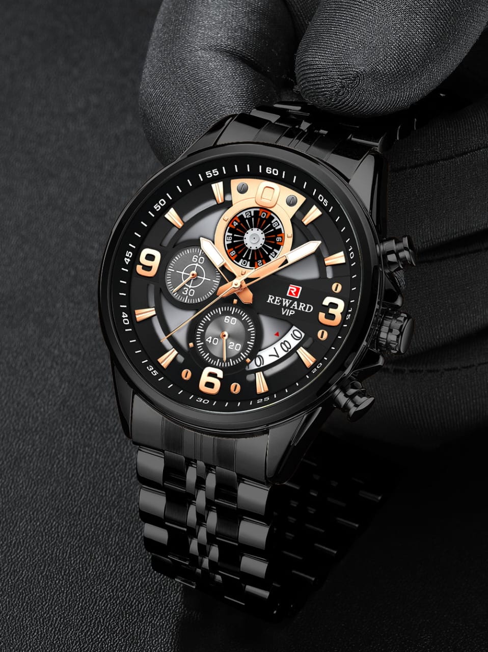 Reward dark essentials watch collection - premium black watches India