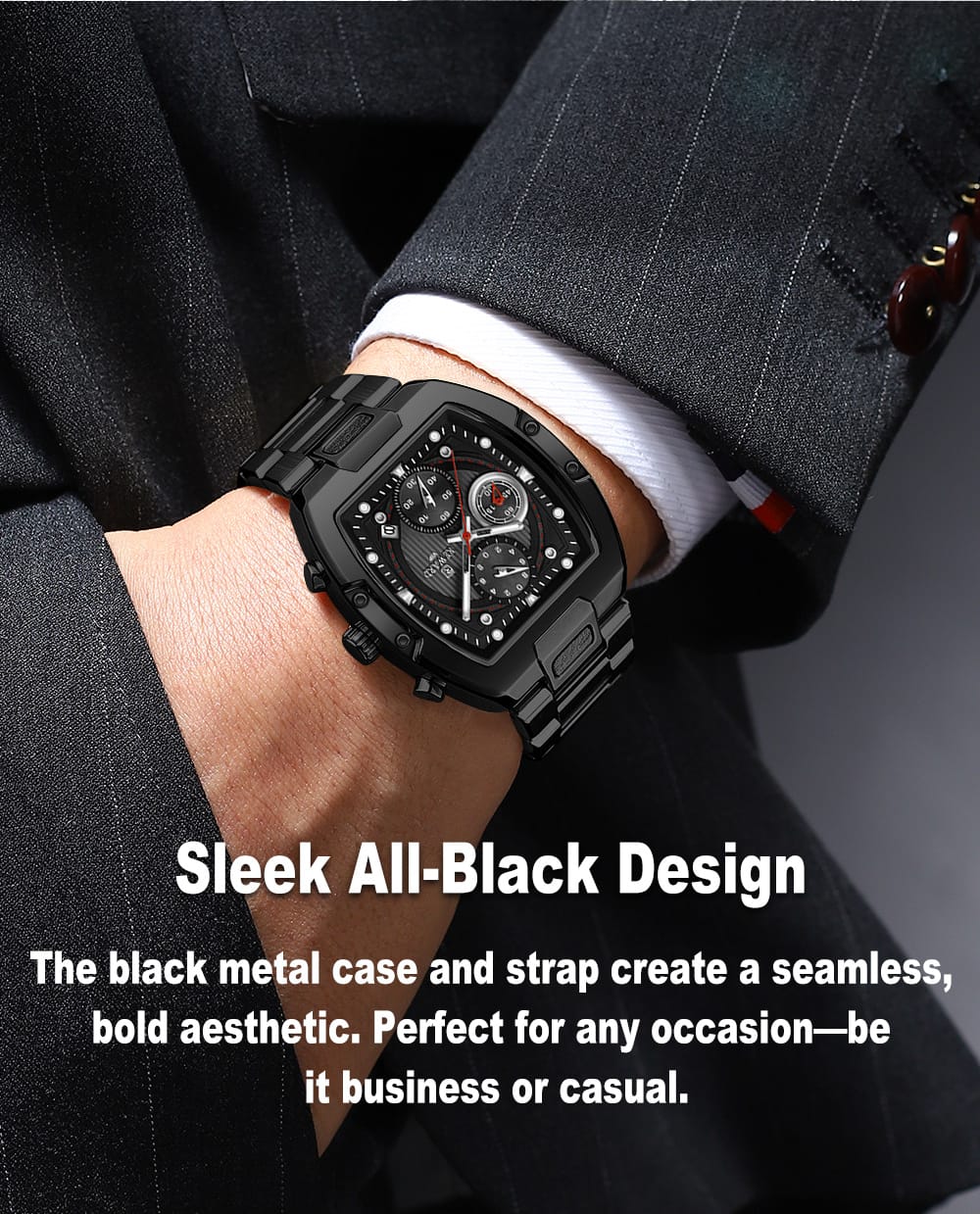 Reward gold-plated premium watch - luxury gold series timepiece India